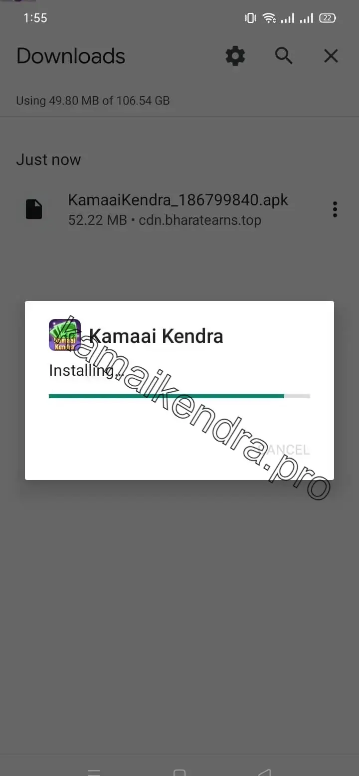 Screenshot of Kamai Kendra Mobile Tasks for Income